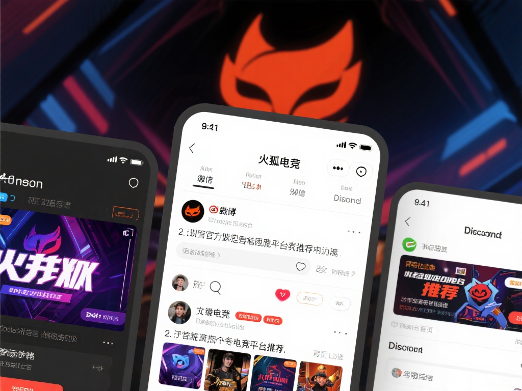 2.&nbsp;依靠社交媒体或电竞平台推荐
火狐电竞活跃在