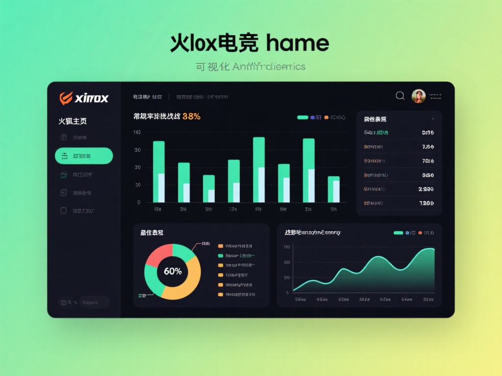 火狐电竞主页不仅能够展示常规的战绩数据，还提供可视