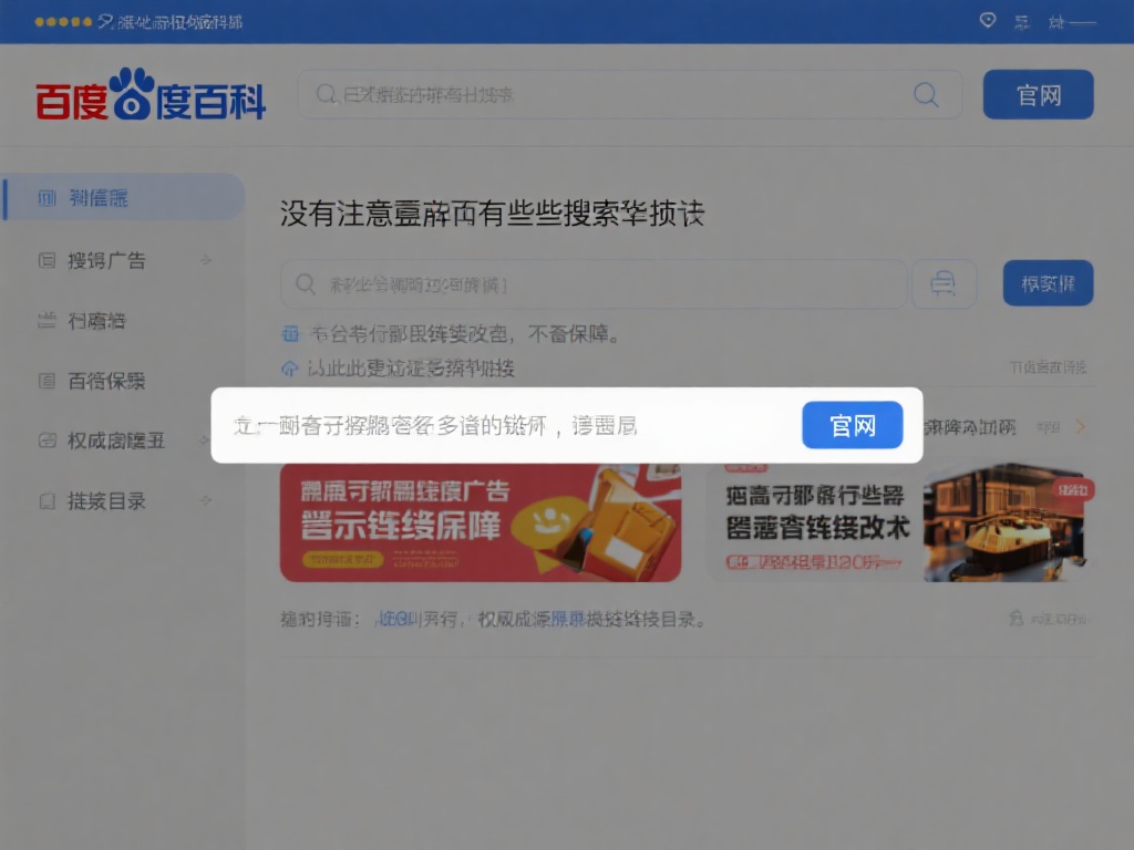 然而需要注意，有些搜索结果可能被广告或恶意链接替代